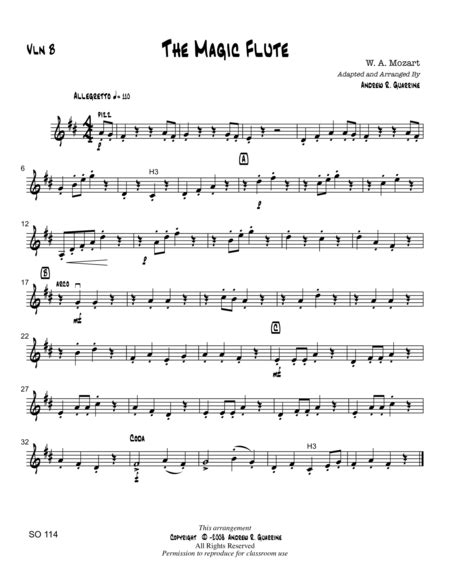 Learn The Magic Flute Faster with Quality Sheet Music